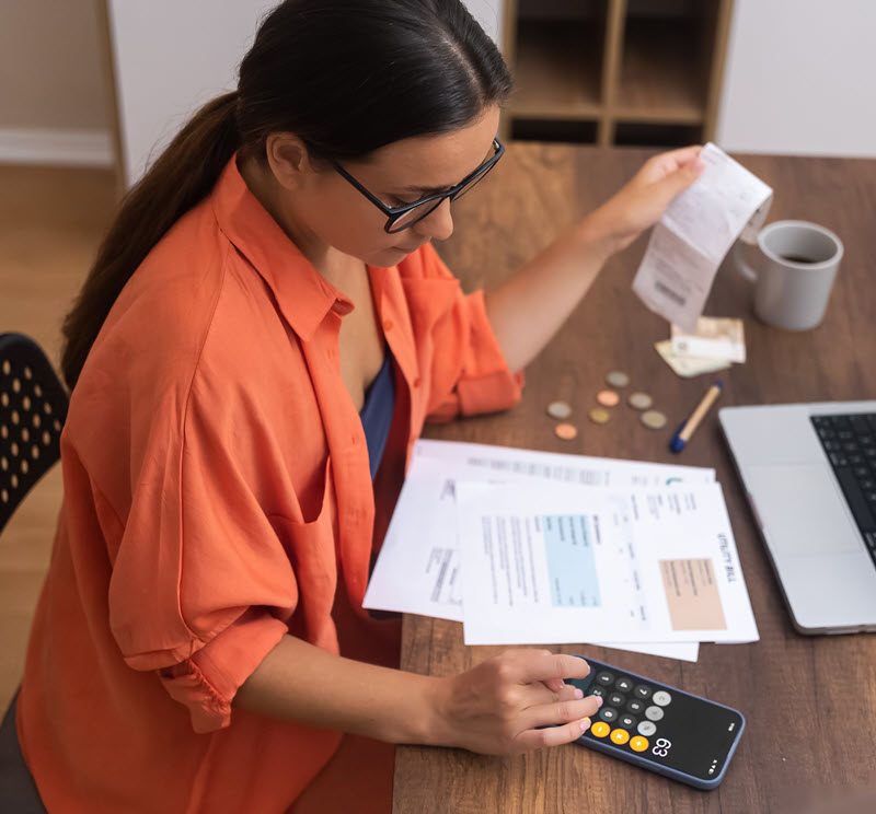 woman at desk